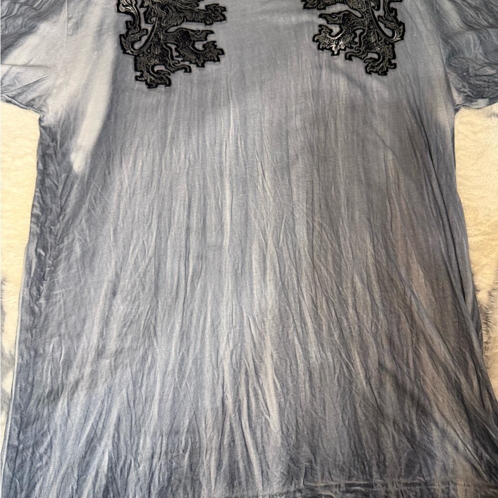 Affliction Black Embroidery